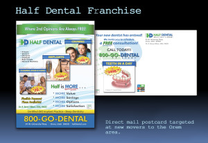 Half Dental Orem New Movers Postcard